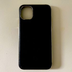 LOHASIC Iphone 11 black leather case
